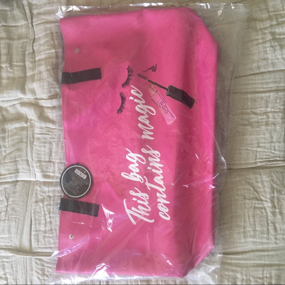A giant makeup bag